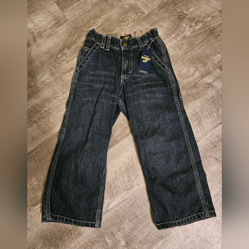 NWT Boys OshKosh Adjustable Waist Jeans Size 4